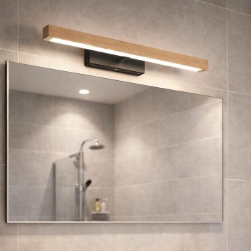 LED Iluminador para quadros VERDE LED/5,5W/230V 3000K 46 cm carvalho/preto