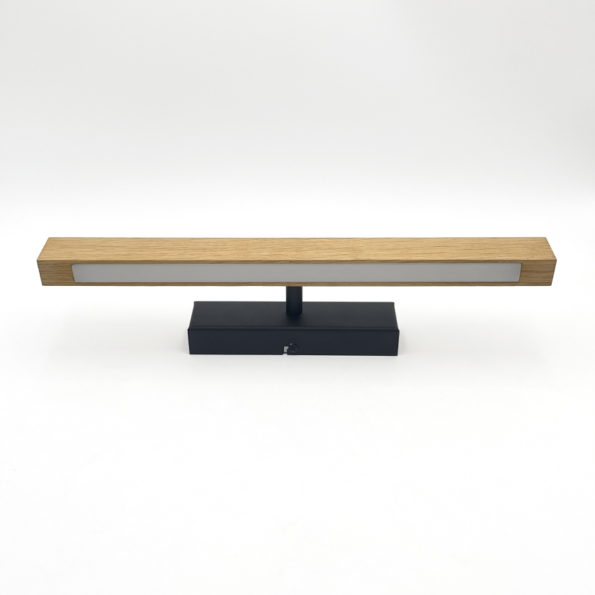 LED Iluminador para quadros VERDE LED/5,5W/230V 3000K 46 cm carvalho/preto