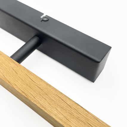 LED Iluminador para quadros VERDE LED/5,5W/230V 3000K 46 cm carvalho/preto