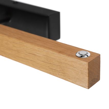 LED Iluminador para quadros VERDE LED/5,5W/230V 3000K 46 cm carvalho/preto