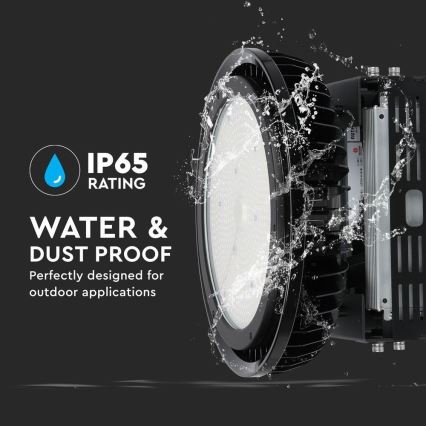 Luminária Industrial LED Dimerizável High Bay LED/500W/230V 4000K IP65 preta