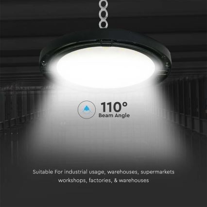 Luminária Industrial LED High Bay LED/100W/230V IP65 4000K