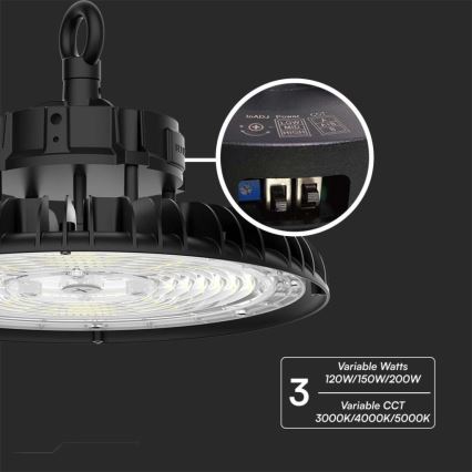 Luminária Industrial LED High Bay LED/200W/230V 3000K/4000K/6000K IP65