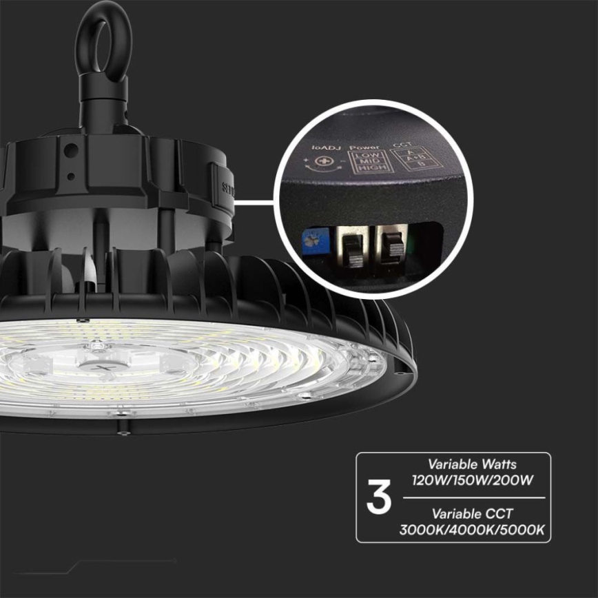 Luminária Industrial LED High Bay LED/200W/230V 3000K/4000K/6000K IP65