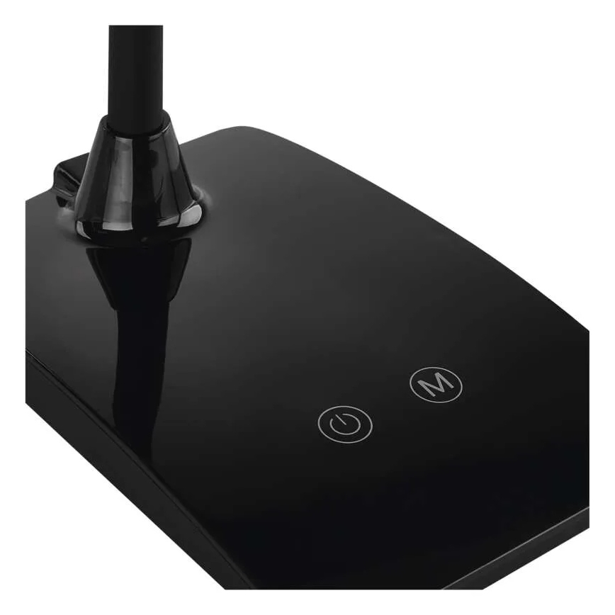 LED Lâmpada de mesa regulável EDDY LED/6W/230V 3000/4500/6800K preta