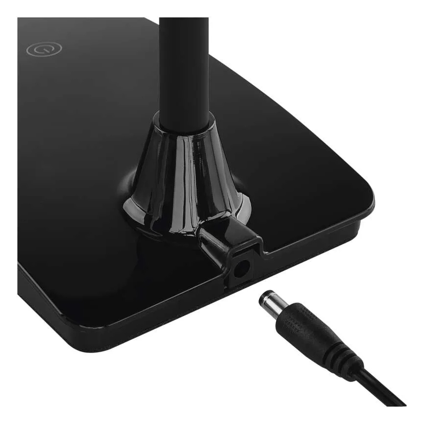 LED Lâmpada de mesa regulável EDDY LED/6W/230V 3000/4500/6800K preta