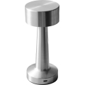 LED Lâmpada de mesa tátil dimerizável SIMPLY LED/5V 2700/4000/6500K 800 mAh cromado brilhante