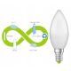 LED Lâmpada fabricada em plástico reciclado B40 E14/4,9W/230V 2700K - Ledvance