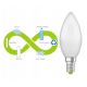 LED Lâmpada fabricada em plástico reciclado B40 E14/4,9W/230V 4000K - Ledvance
