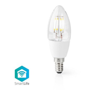 LED Lâmpada inteligente regulável C37 E14/5W/230V