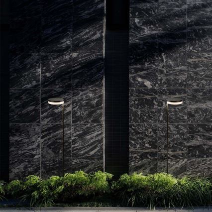 Lâmpada solar LED exterior LED/2W/3,7V 3000K IP54 2000 mAh preta