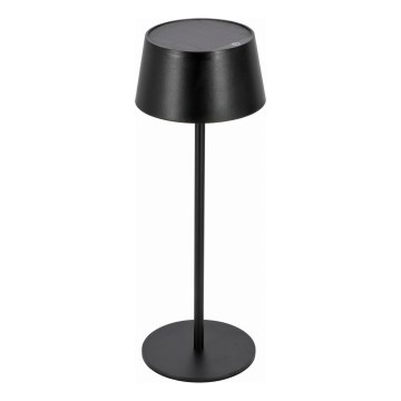 LED Lâmpada solar tátil dimerizável LED/3W/5V USB 1800 mAh IP44 preta