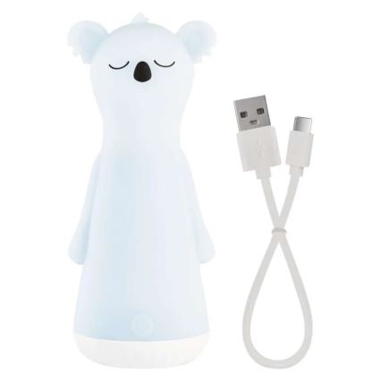 LED Lanterna infantil recarregável com intensidade regulável e luz noturna 2 em 1 LED/3,7V 1200 mAh