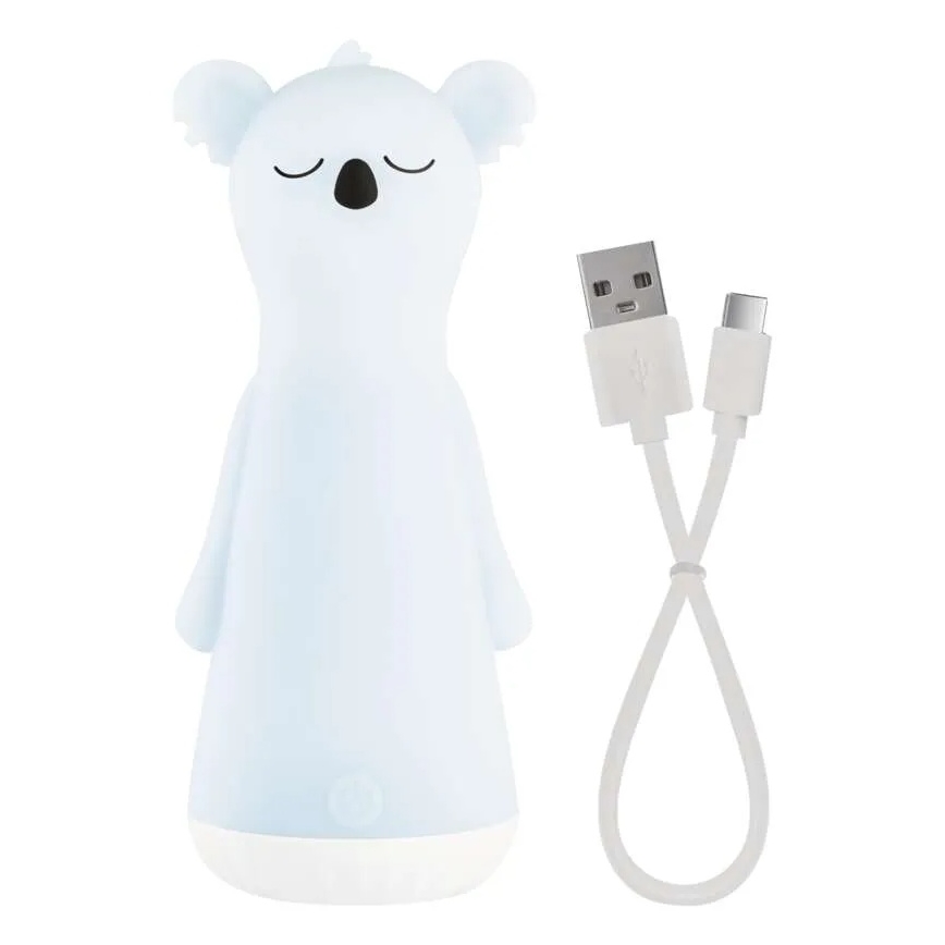 LED Lanterna infantil recarregável com intensidade regulável e luz noturna 2 em 1 LED/3,7V 1200 mAh