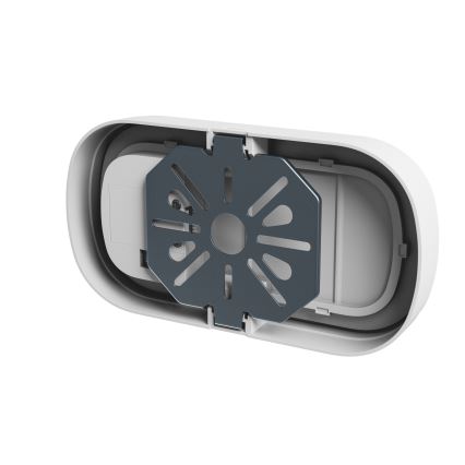 Luminária de parede LED para banheiro PASTILO LED/10W/230V 2700/4000/6000K IK10 IP54 branca oval