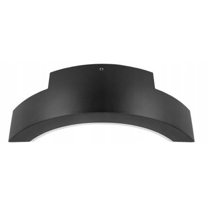 Aplique de parede para exterior com LED e sensor de movimento, 10W/230V, IP54, preto
