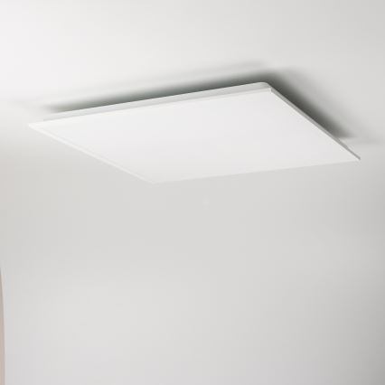 Candeeiro de teto LED dimerizável LED/35W/230V 2700-6500K 62x62 cm branco + comando remoto