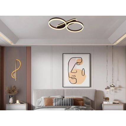 LED Luminária de teto dimerizável LED/60W/230V 3000-6500K + controlo remoto