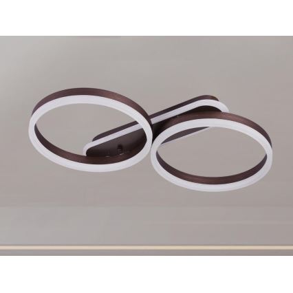 LED Luminária de teto dimerizável LED/60W/230V 3000-6500K + controlo remoto