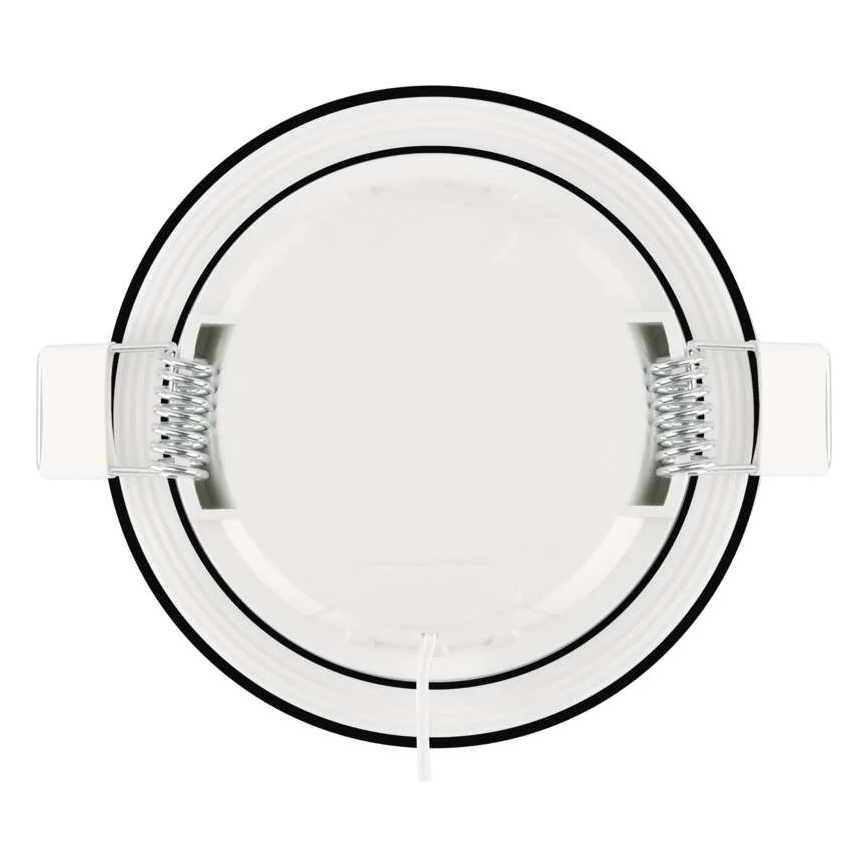Luminária de teto embutida para banheiro LED LORI LED/4,5W/230V IP65 2700/4000K diâmetro 8,5 cm preta
