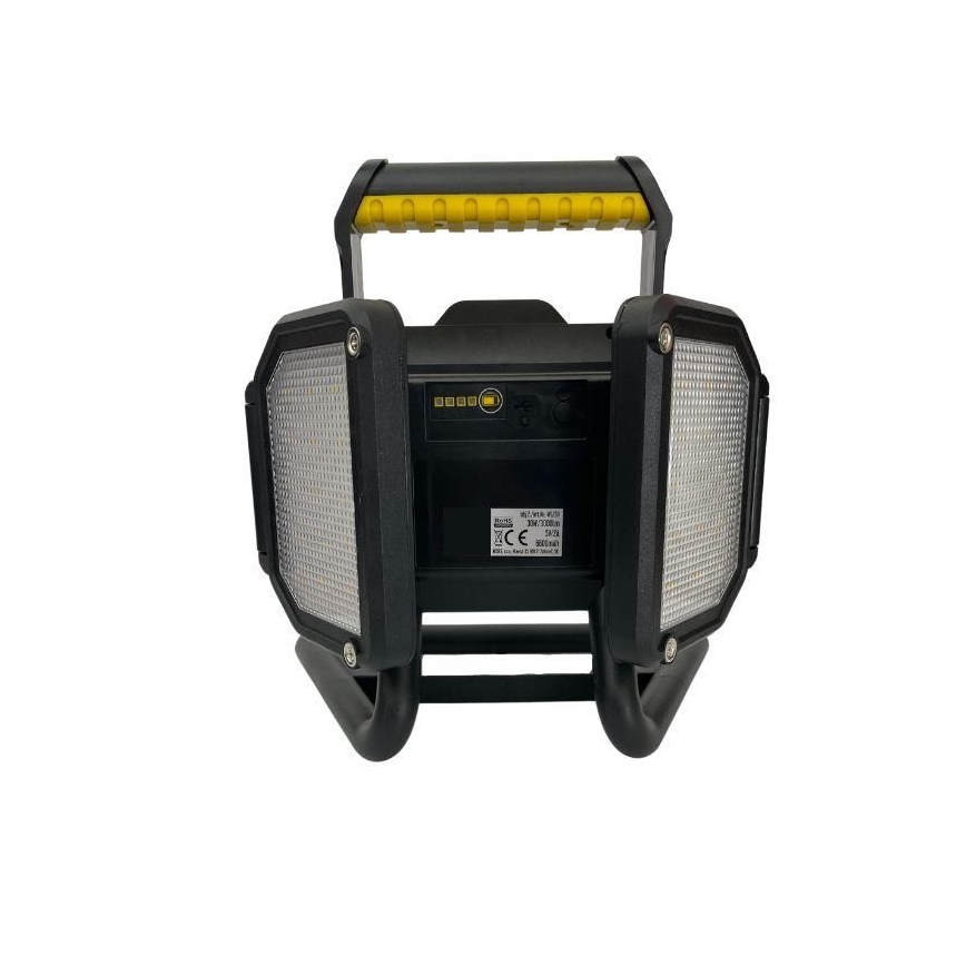 LED Luminária de trabalho dimerizável LED/50W/5V 12000 mAh IP54