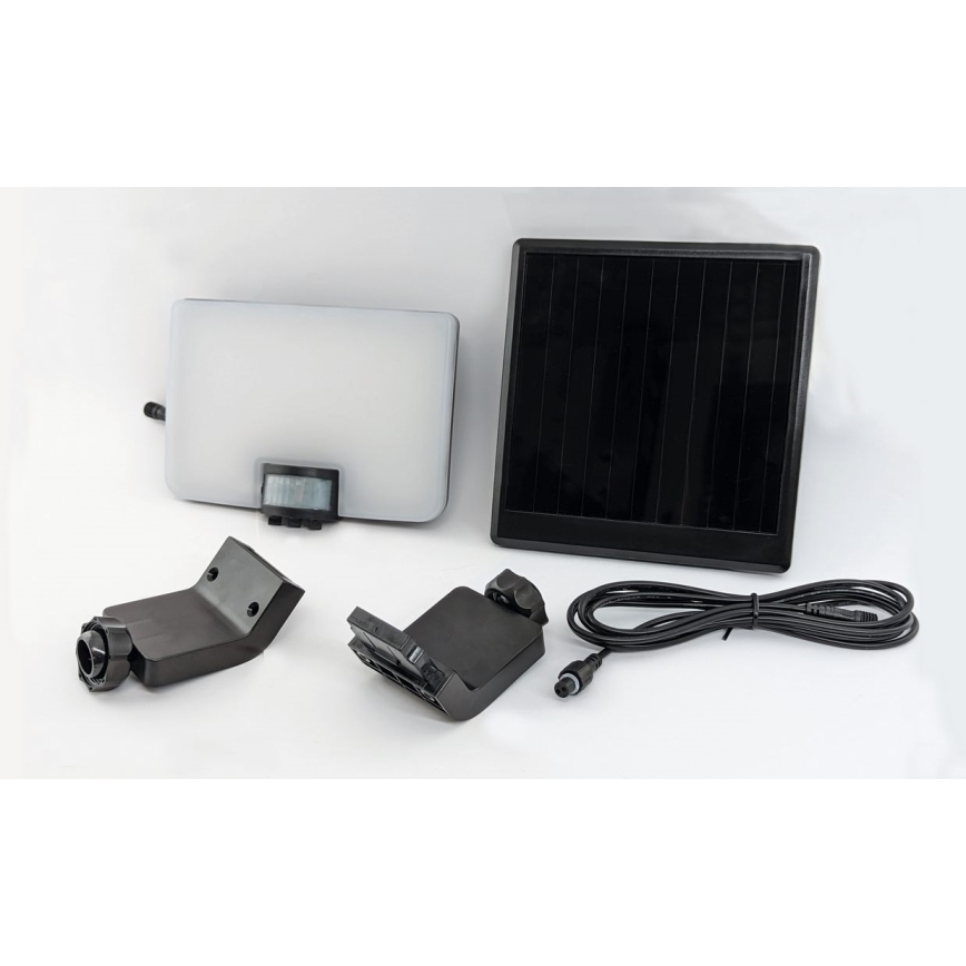Luminária de parede solar LED com sensor LED/12W/3,7V 4000 mAh IP54