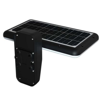 Luminária de parede solar LED com sensor LED/15W/3,2V 4000K/6000K IP65 6000 mAh preta