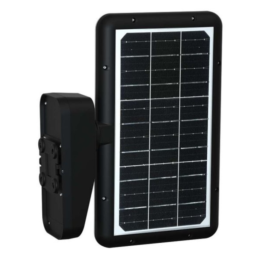 Luminária de parede solar LED com sensor LED/15W/3,2V 4000K/6000K IP65 6000 mAh preta