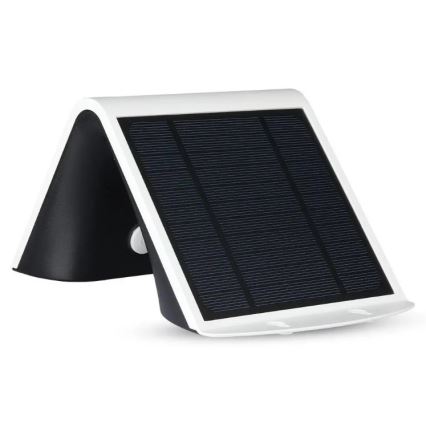 Luminária de parede solar LED com sensor LED/3W/3,7V 3000/4000K IP65 2000 mAh branca