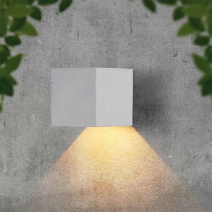 Luminária de parede solar LED com sensor LED/3W/3,7V IP65 4000K 2600 mAh branca