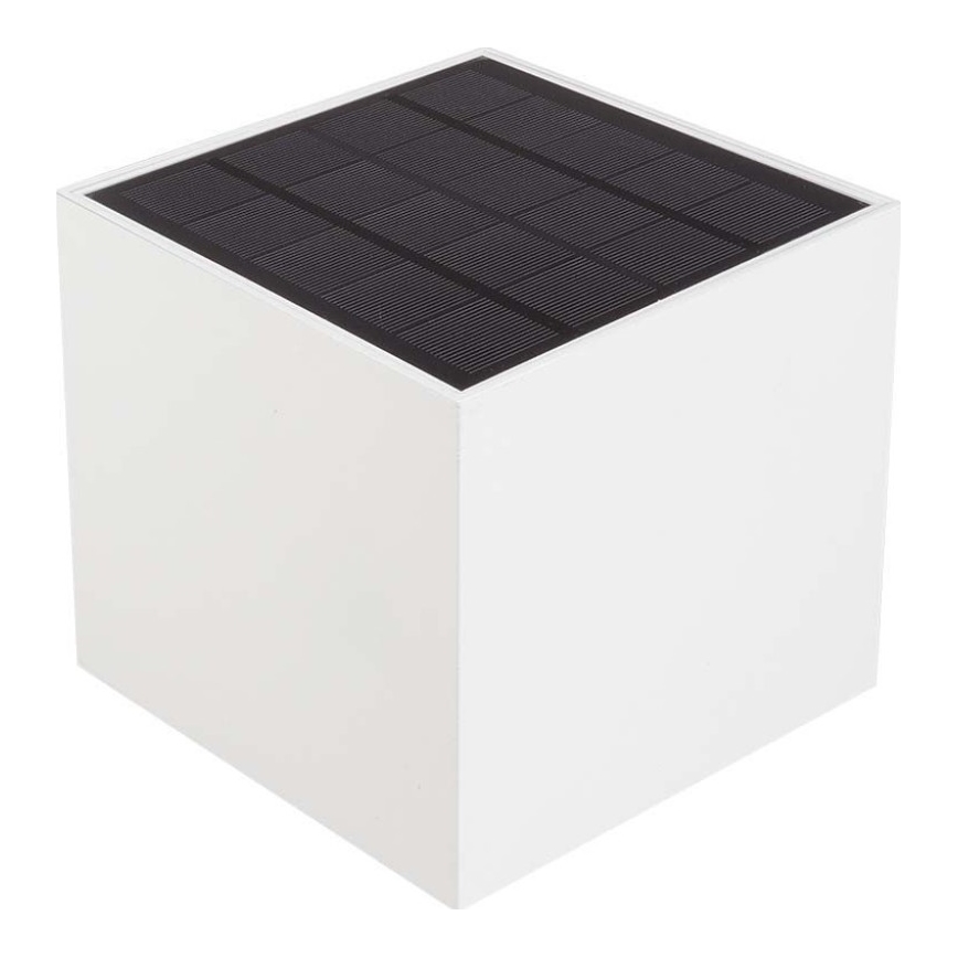 Luminária de parede solar LED com sensor LED/3W/3,7V IP65 4000K 2600 mAh branca