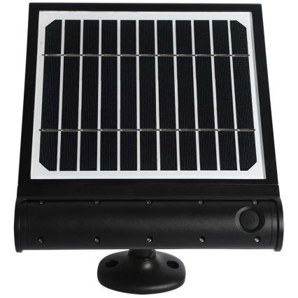 Luminária de parede solar LED com sensor LED/8W/3,7V IP65 3000K 4000 mAh