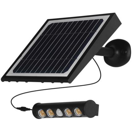 Luminária de parede solar LED com sensor LED/8W/3,7V IP65 3000K 4000 mAh