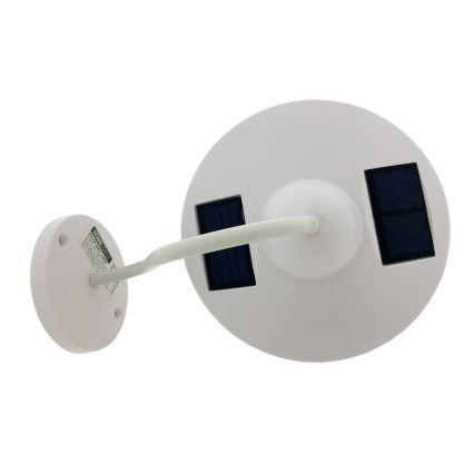 Luminária de parede solar LED LED/0,5W/1,2V 600 mAh IP44 branca