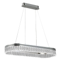 LED lustre de cristal dimerizável suspenso por cabo THALIA LED/50W/230V 3000-6000K + controlo remoto