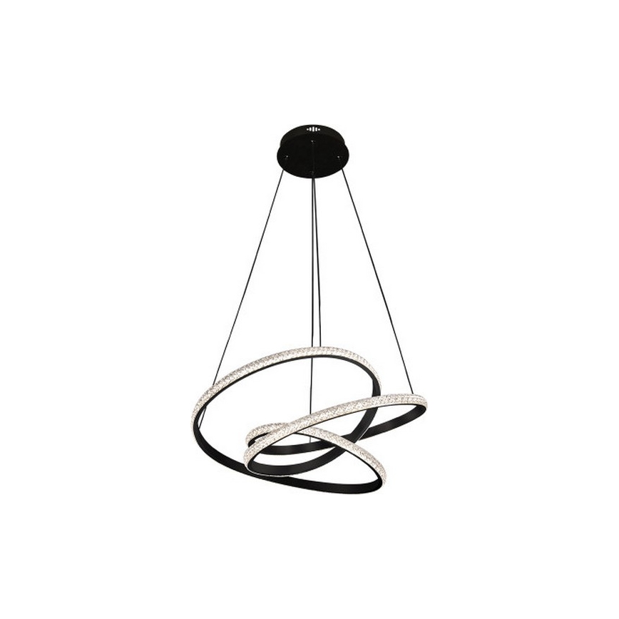 Lustre pendente LED dimerizável suspenso por cabo LED/90W/230V 3000-6500K Ø47 cm + comando remoto