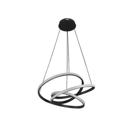 Lustre pendente LED dimerizável suspenso por cabo LED/90W/230V 3000-6500K Ø47 cm + comando remoto