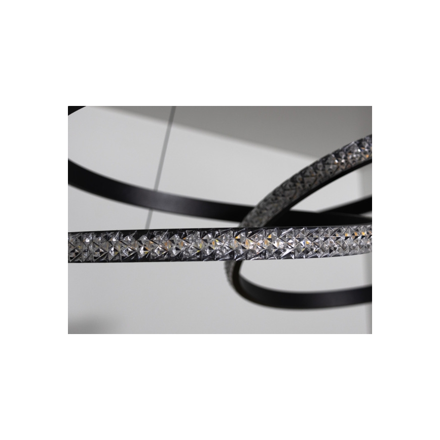 Lustre pendente LED dimerizável suspenso por cabo LED/90W/230V 3000-6500K Ø47 cm + comando remoto