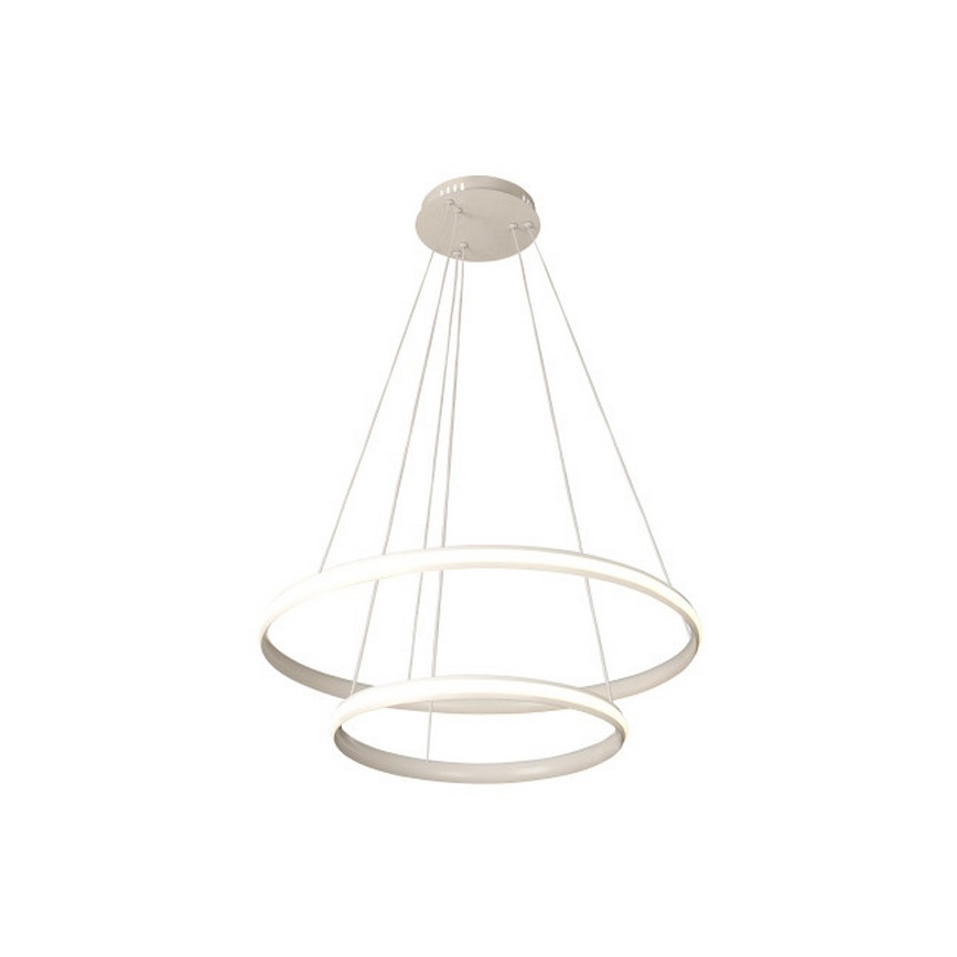 Lustre LED regulável suspenso por cabo LED/90W/230V 3000-6500K diâmetro 60 cm + controlo remoto