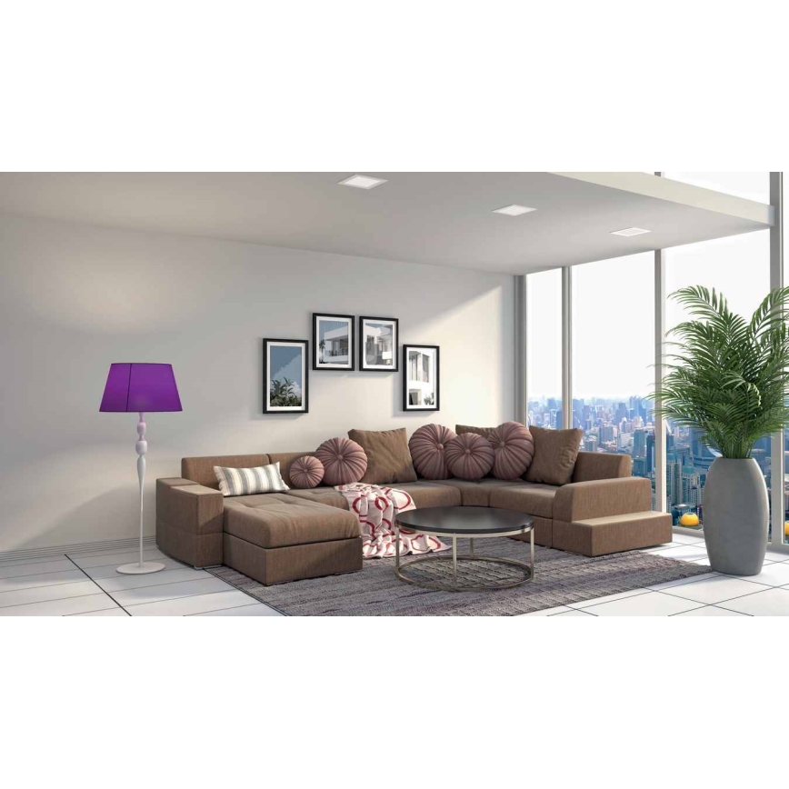 Luminária de embutir para banheiro LED VEGA LED/18W/230V 3800K 22,5 cm IP44 branco neve