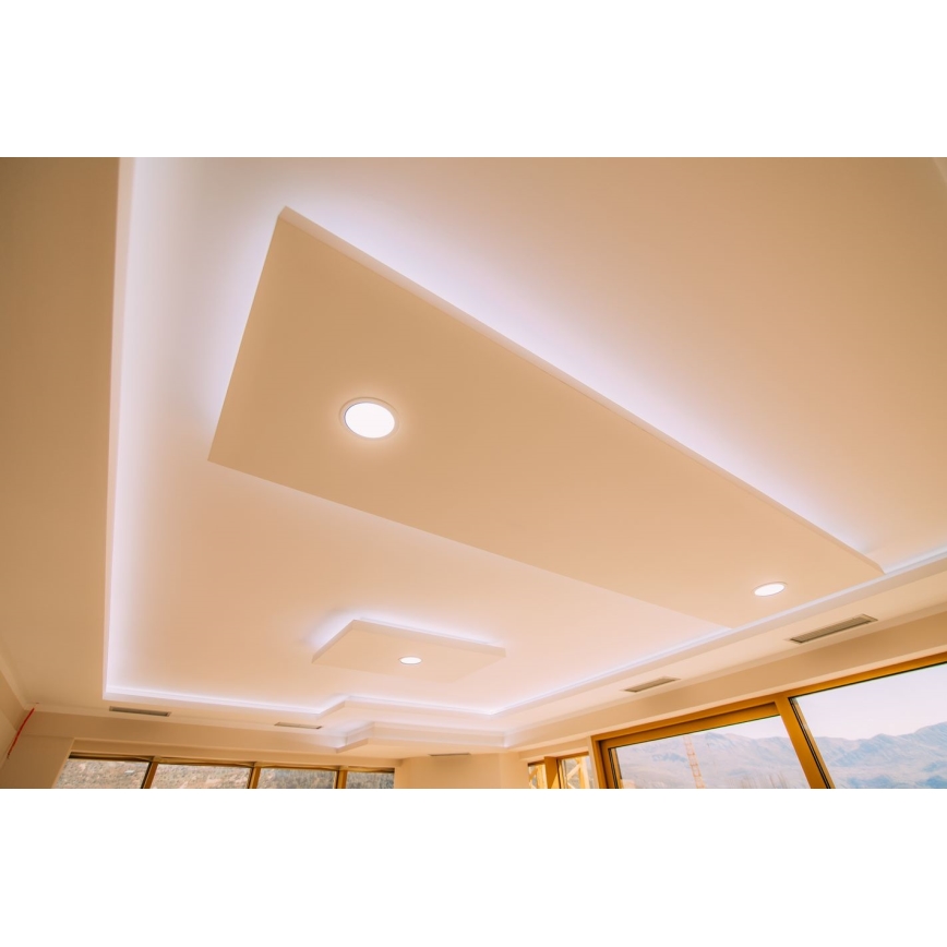 Luminária de teto LED para banheiro VEGA LED/24W/230V 2800K diâmetro 29,8 cm IP44 branco neve