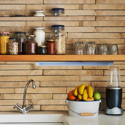 Luz LED magnética tátil para baixo, LED/2,5W/5V USB 2700/4000/6500K 1200 mAh 35 cm branco