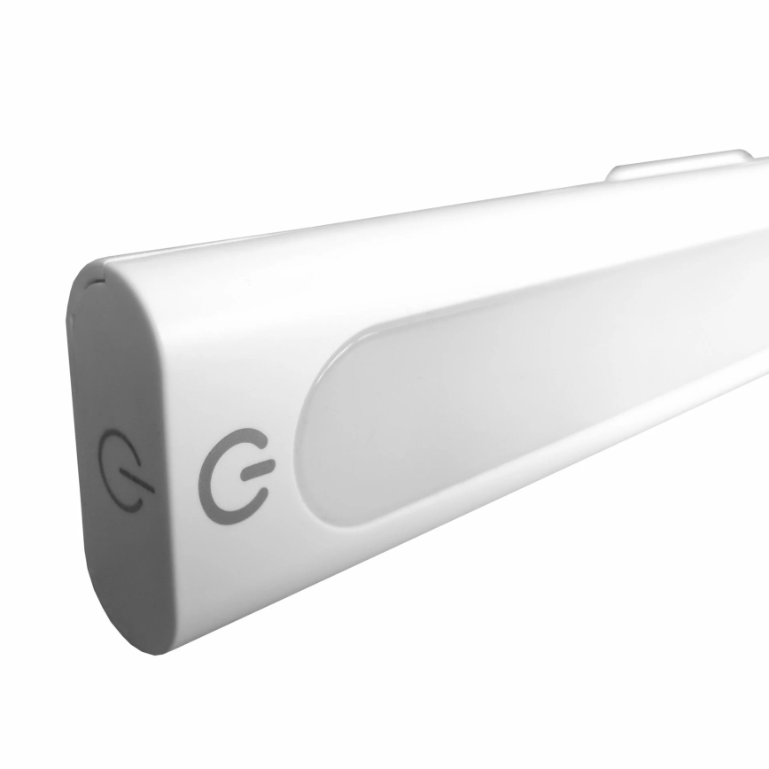 Luz LED magnética tátil para baixo, LED/2,5W/5V USB 2700/4000/6500K 1200 mAh 35 cm branco