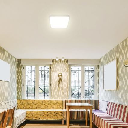 Luminária de teto LED para banheiro SAMSUNG CHIP LED/48W/230V IP44 3000K 42x42 cm branca