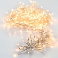 LED Luzes de Natal para exterior 1512xLED/230V/8 funções 14 m IP44 branco quente