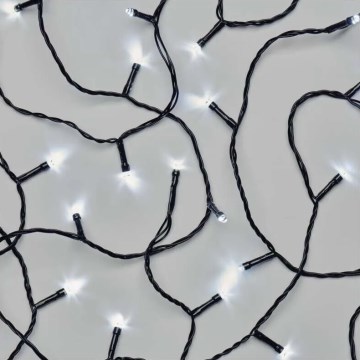 LED Luzes de Natal para exterior 50xLED/5m IP44 branco frio