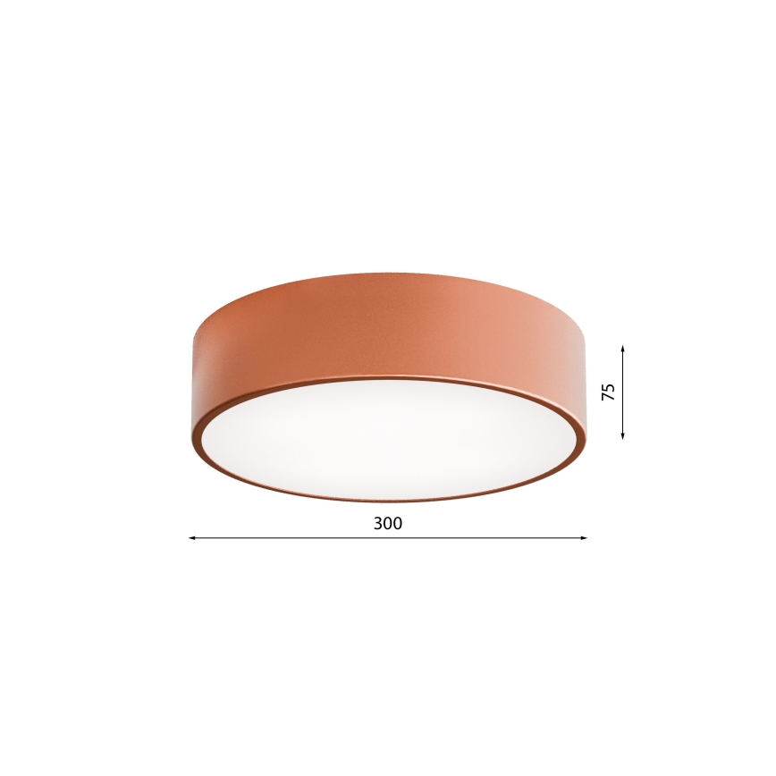 Luminária de Teto LED CLEO LED/24W/230V 4000K diâmetro 30 cm cobre
