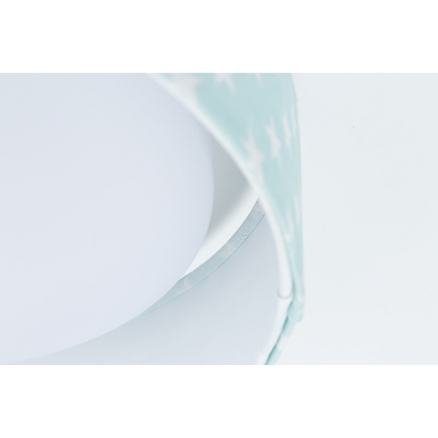 Luminária de teto infantil LED GALAXY KIDS LED/24W/230V estrelas verde/branco