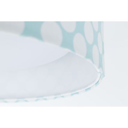 Luminária de teto infantil LED GALAXY KIDS LED/24W/230V bolinhas verde/branco