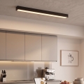 LED Plafon/lustre em cabo LED/44W/230V 3000K 120 cm preto